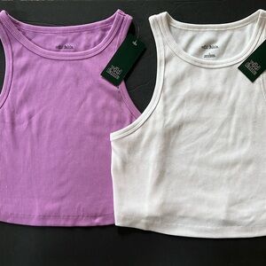 Two wild fable crop tops. New with tags
